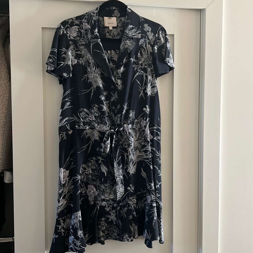 Cinq à Sept Floral Quincy Shirtdress size 6